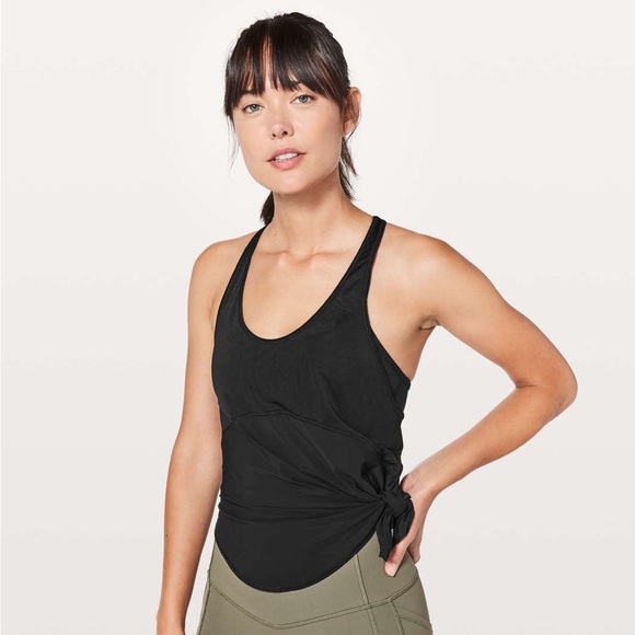 NWOT 🍋Lululemon Train and Twist open sided tank, black - Picture 3 of 7